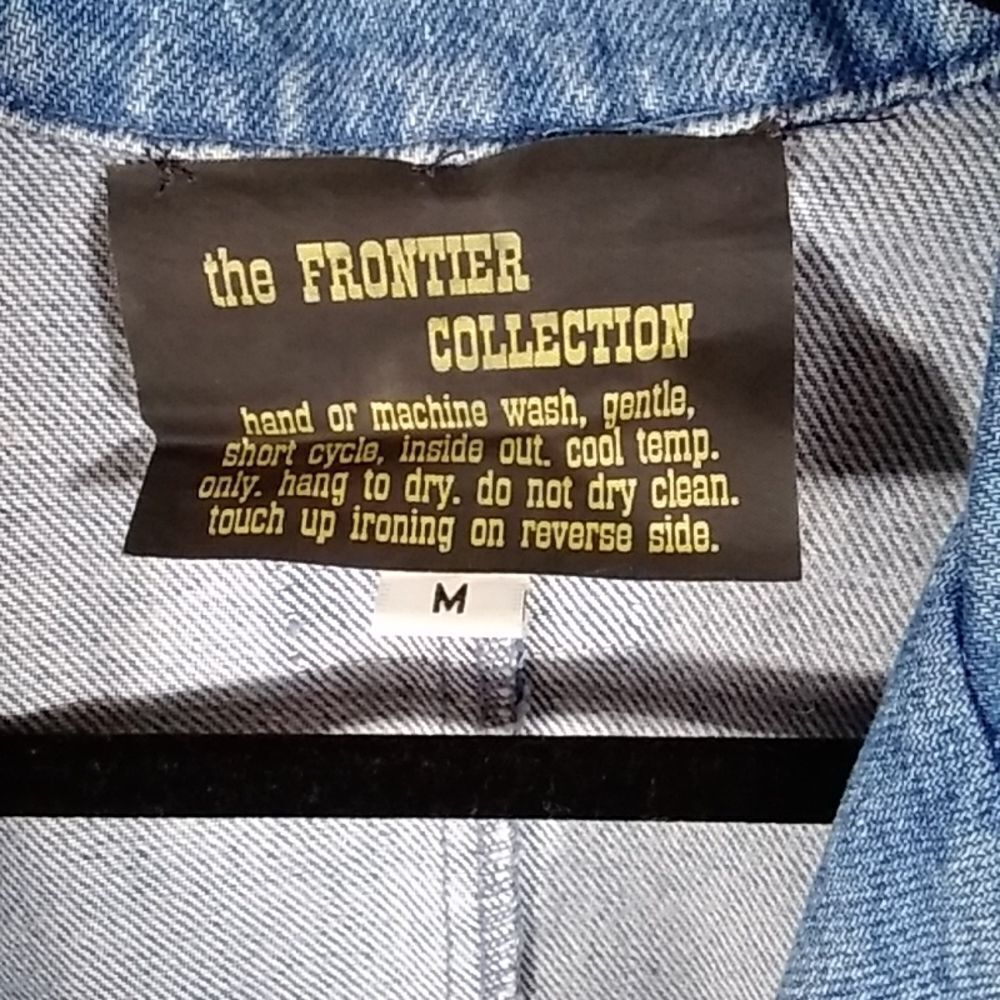 THE FRONTIER COLLECTION VINTAGE COWGIRL DENIM WOMEN'S JACKETS SIZE M - Picture 10 of 13